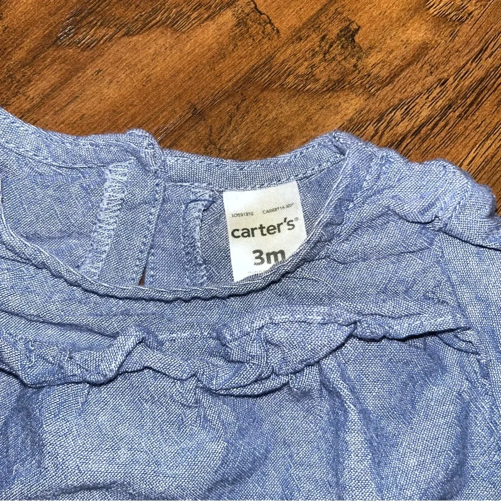Carter's Blue Long Sleeve Tee Soft and Comfortable
